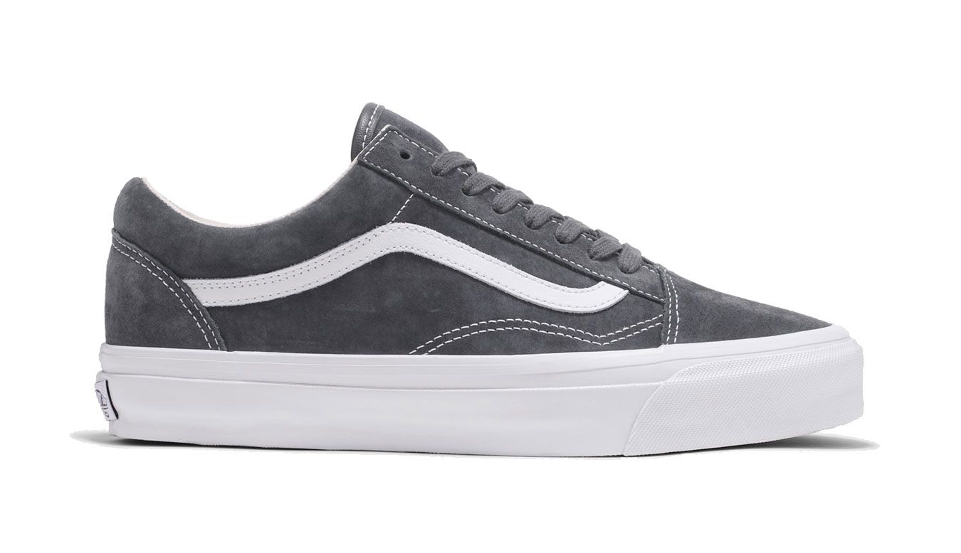 スニーカー VANS SS25 LX OLD SKOOL SUEDE (VN000D56BYD IRON) VANS PREMIUM Old School Pig Suede Sneakers Lx Old Skool Low