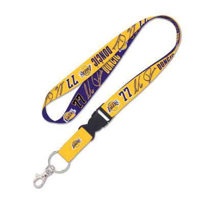 WinCraft NBA Luka Doncic Los Angeles Lakers Lanyard - Fialové - Klíčenka