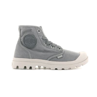 Palladium Boots W Pampa Hi - Šedé - Tenisky Palladium Boots W Pampa Hi - Šedé - Tenisky