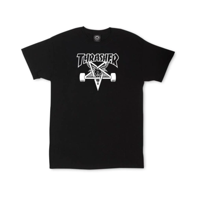 Thrasher Skate Mag Skategoat Short Sleeve Tee Black - Černé - Triko