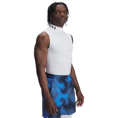 Under Armour UA HG Armour Comp Mock SL White - Bílé - Kompresní tílko Under Armour UA HG Armour Comp Mock SL White - Bílé - Kompresní tílko