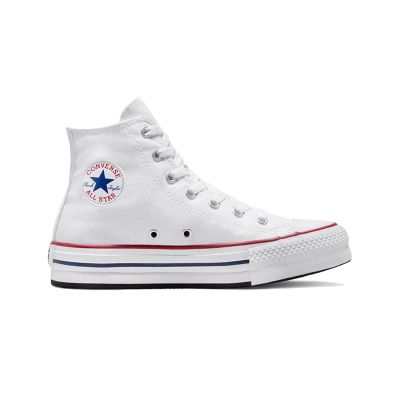 Converse Chuck Taylor All Star Lift Platform Canvas High Top Big Kids - Bílé - Tenisky