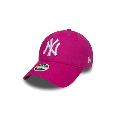 New Era Yankees Essential Womens Pink 9FORTY Cap - Růžové - Čepice