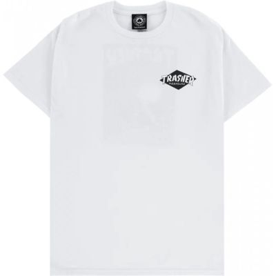 Thrasher Hurricane Tee White - Bílé - Triko