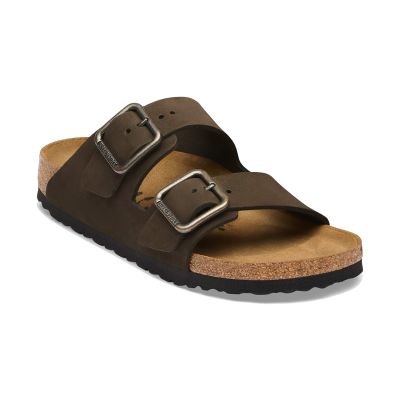 Birkenstock Arizona Wire Buckle Nubuck Leather Regular Fit Mocca - Hnědé - Sandály Birkenstock Arizona Wire Buckle Nubuck Leather Regular Fit Mocca - Hnědé - Sandály