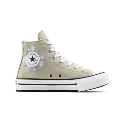 Converse Chuck Taylor All Star Eva Lift Platform Florals - Zelené - Tenisky