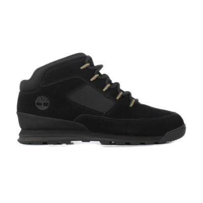 Timberland Euro Rock Mid Hiker Black Suede - Černé - Tenisky
