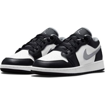 Air Jordan 1 Low "Black Medium Grey" (GS) - Černé - Tenisky