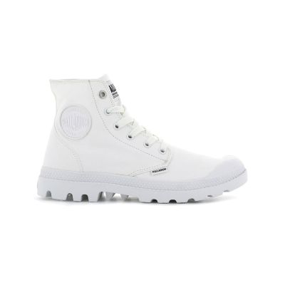 Palladium Pampa Hi Mono Star White - Bílé - Tenisky
