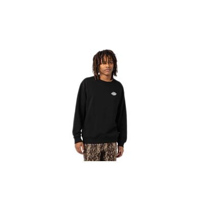 Dickies Pullover Crew  Logo Flece - Černé - Mikina
