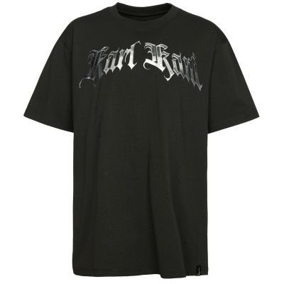 Karl Kani Old English Chrome Tee Black - Černé - Triko