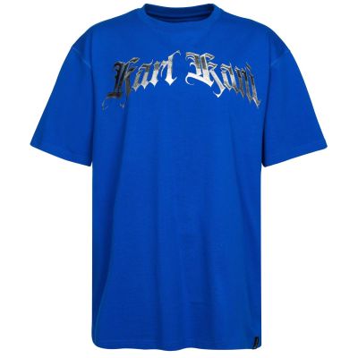 Karl Kani Old English Chrome Tee Blue - Modré - Triko