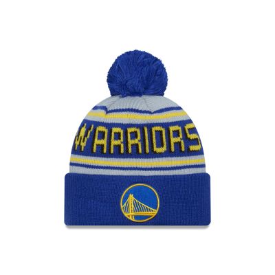 New Era NBA Knit Medium Beanie Golden State Warriors - Modré - Čepice New Era NBA Knit Medium Beanie Golden State Warriors - Modré - Čepice