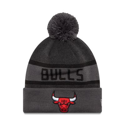 New Era Knit Medium NBA Chicago Bulls Beanie - Černé - Čepice