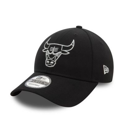New Era 940 NBA Metallic Outline 9forty Chicago Bulls - Černé - Kšiltovka