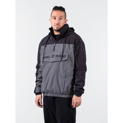 Karl Kani Retro Split Windbreaker Anthracite/Black - Černé - Bunda