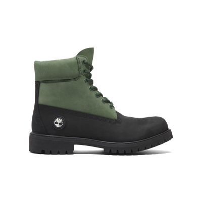 Timberland 6 In Premium WP Boot Black Nubuck Green - Zelené - Tenisky