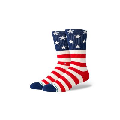 Stance The Fourth St Crew 5,5-8-(M) - Červené - Ponožky