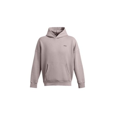Under Armour M Icon Heavyweight Fleece Wash Oversized Hoodie - Fialové - Mikina