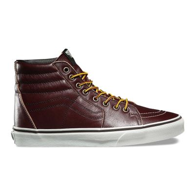 Vans SK8-Hi Ground Breakers Rum Raisin - Hnědé - Tenisky