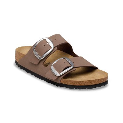 Birkenstock Arizona Big Buckle Birkibuc Narrow Fit Mocca - Hnědé - Sandály Birkenstock Arizona Big Buckle Birkibuc Narrow Fit Mocca - Hnědé - Sandály