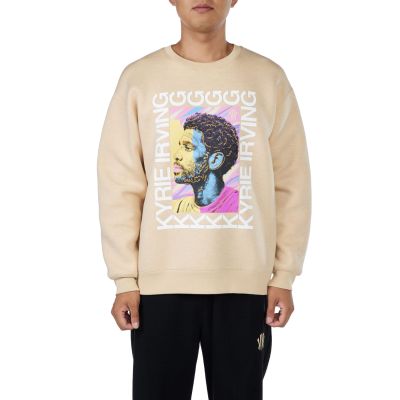 Anta KAI Sweatshirt Khaki - Bílé - Mikina