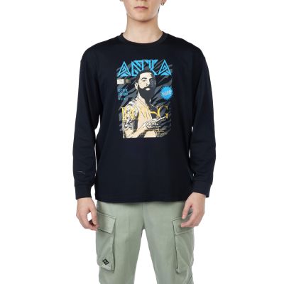 Anta KAI Long-Sleeve Tee Black - Černé - Triko