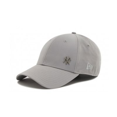 New Era Yankees Flawless Grey 9FORTY Cap - Šedé - Čepice