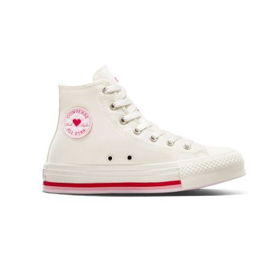 Converse Chuck Taylor All Star Lift Valentine's Day Platform - Bílé - Tenisky