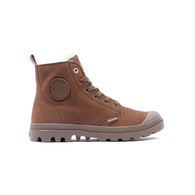 Palladium Pampa Hi Zip WL - Hnědé - Tenisky