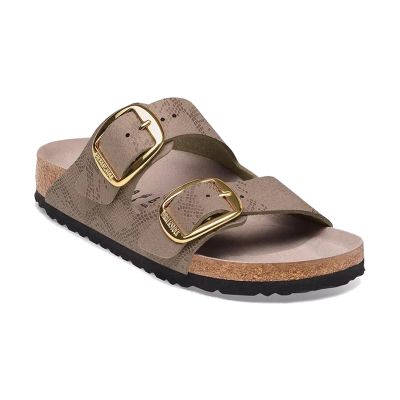 Birkenstock Arizona Big Buckle Synthetics Regular Fit Python Gray Taupe - Šedé - Sandály Birkenstock Arizona Big Buckle Synthetics Regular Fit Python Gray Taupe - Šedé - Sandály