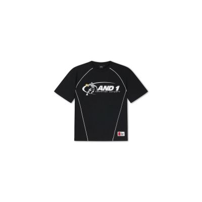 AND1 Instant Camera Trash Talk Graphic Relaxed T-Shirt - Černé - Triko AND1 Instant Camera Trash Talk Graphic Relaxed T-Shirt - Černé - Triko