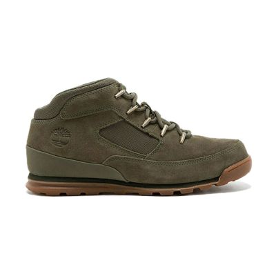 Timberland Euro Rock Mid Hiker Green Suede - Zelené - Tenisky