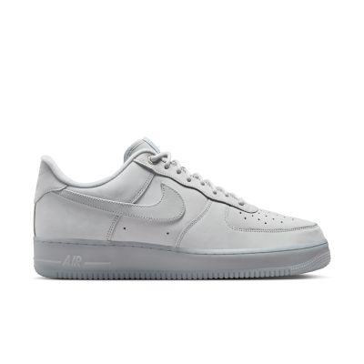 Nike Air Force 1 '07 WB "Wolf Grey Nubuck" - Šedé - Tenisky