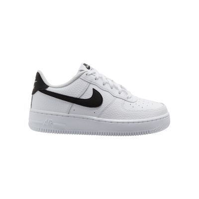 Nike Air Force 1 "White Black" (GS) - Bílé - Tenisky