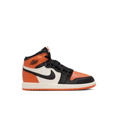 Air Jordan 1 Retro High OG "Shattered Backboard" (PS) - Černé - Tenisky