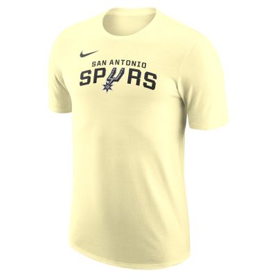 Nike NBA San Antonio Spurs Essential Tee Alabaster - Žluté - Triko
