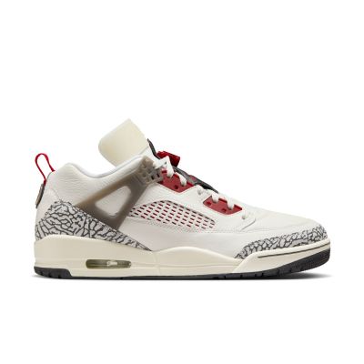 Air Jordan Spizike Low "Sail & Varsity Red" - Bílé - Tenisky