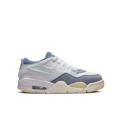 Air Jordan 4 RM "Diffused Blue Ashen Slate" (GS) - Bílé - Tenisky