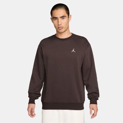 Jordan Brooklyn Fleece Crew-Neck Sweatshirt Baroque Brown - Hnědé - Mikina