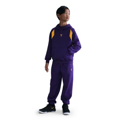 Nike Kobe Big Kids Therma-FIT Pullover Hoodie Court Purple - Fialové - Mikina