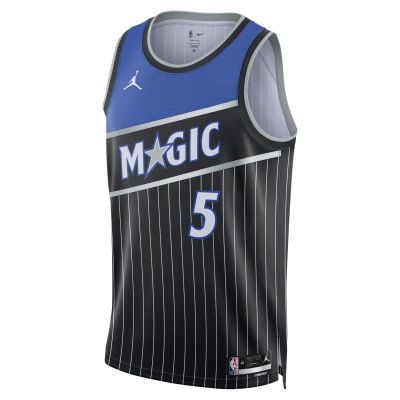 Jordan Dri-FIT NBA Orlando Magic 2025/26 Statement Edition Swingman Jersey - Černé - Dres Jordan Dri-FIT NBA Orlando Magic 2025/26 Statement Edition Swingman Jersey - Černé - Dres
