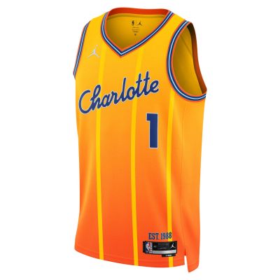 Nike Dri-FIT Charlotte Hornets Lamelo Ball Swingman Jersey - Oranžové - Dres
