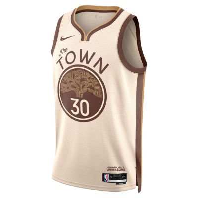 Nike NBA Stephen Curry Golden State Warriors City Edition Swingman Jersey - Bílé - Dres