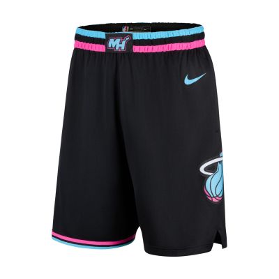 Nike Dri-FIT NBA Miami Heat Swingman Shorts - Černé - Kraťasy