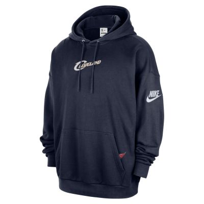Nike Club NBA Premium Cleveland Cavaliers 2025/26 Hardwood Classics Hoodie College Navy - Modré - Mikina