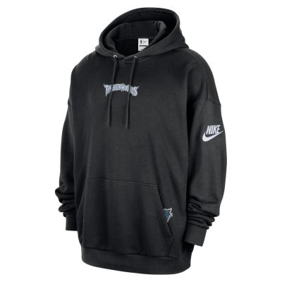 Nike Club NBA Minnesota Timberwolves 2025/26 Hardwood Classics Premium Pull-Over Hoodie - Černé - Mikina