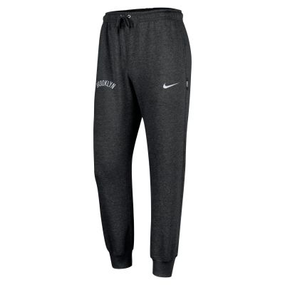 Nike NBA Club Brooklyn Nets City Edition Fleece Jogger - Černé - Kalhoty