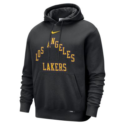 Nike Basketball Club Los Angeles Lakers City Edition Pull-Over Hoodie - Černé - Mikina