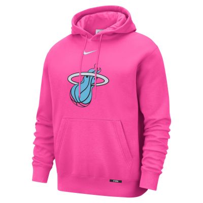 Nike Miami Heat City Edition Club Hoodie - Červené - Mikina
